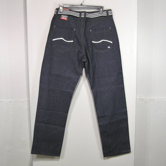 ENYCE JEANS 38X34 RIGID DENIM STRAIGHT FIT - Picture 1 of 12